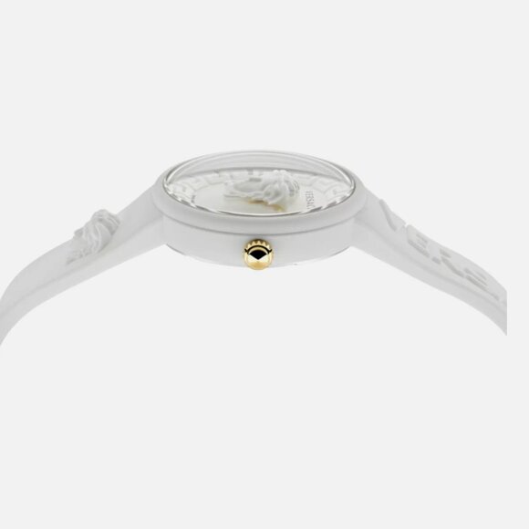 Rare! Versace Women\'s White Medusa Queen 39mm Watch main image 4